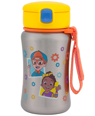 Skip Hop Kids' Blippi & Meekah Stainless Steel Straw Bottle