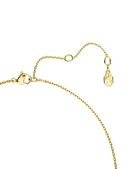 Swarovski Gold-Tone and Sterling Silver-Plated White Crystals Necklace