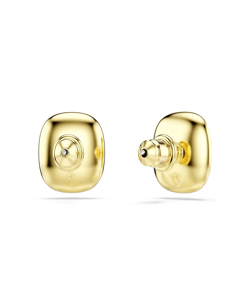 Swarovski Gold-Tone Plated White Crystals Earrings