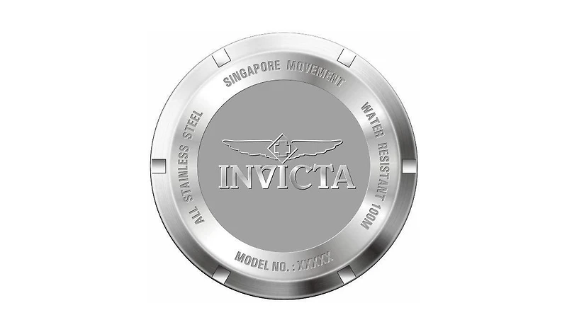 Invicta Pro Diver 50415 Men's 45mm Quartz Watch - Red, White and Blue Dial, Stainless Steel Bracelet