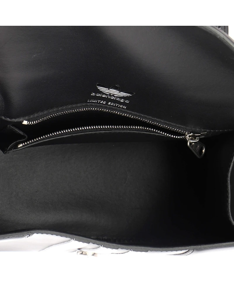 Pre-Owned Balenciaga Small x adidas Hourglass Top Handle Bag Leather