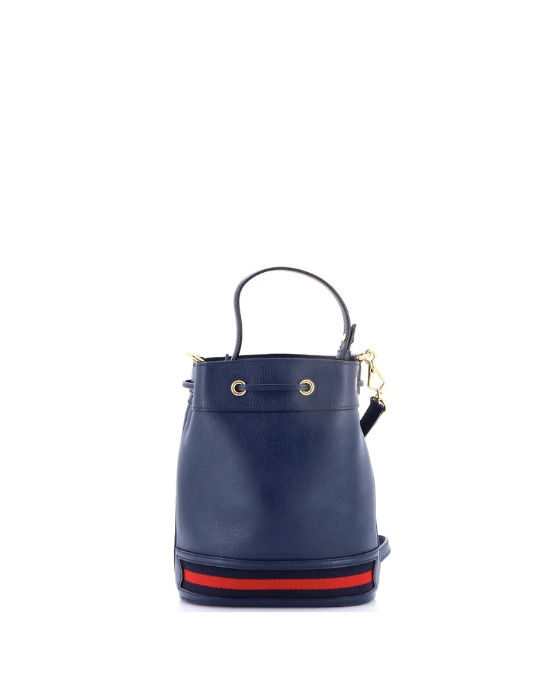 Pre-Owned Gucci Small Ophidia Bucket Bag Leather