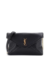 Pre-Owned Saint Laurent Small Cassandra Pouch on Chain Leather