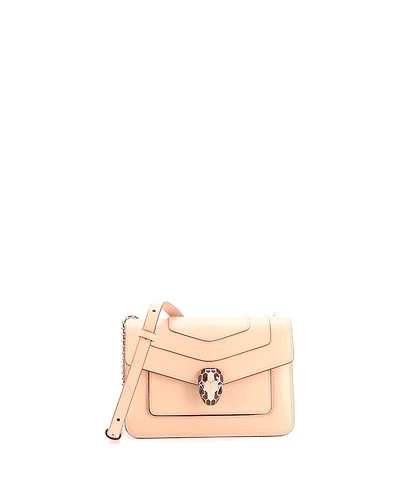Pre-Owned Bvlgari Mini Serpenti Forever Shoulder Bag Leather
