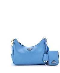Pre-Owned Prada Small Re-Edition 2005 Shoulder Bag Saffiano Leather