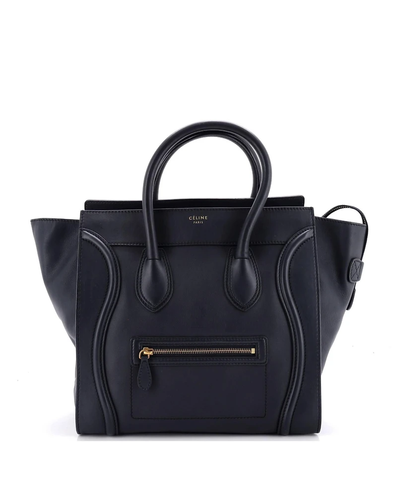 Pre-Owned Celine Mini Luggage Bag Smooth Leather