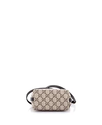 Pre-Owned Gucci Small Gg Emblem Bucket Bag Gg Coated Canvas