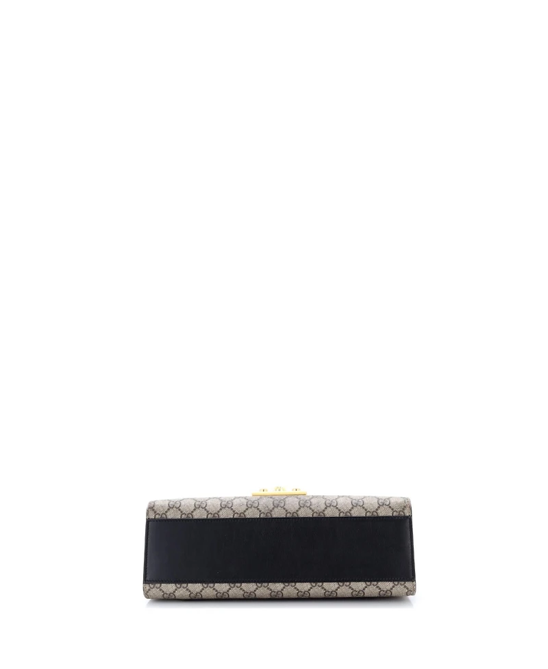 Pre-Owned Gucci Padlock Shoulder Bag Gg Coated Canvas and Leather