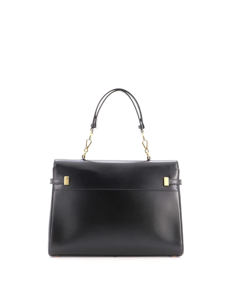 Pre-Owned Saint Laurent Medium Manhattan Top Handle Flap Bag Leather