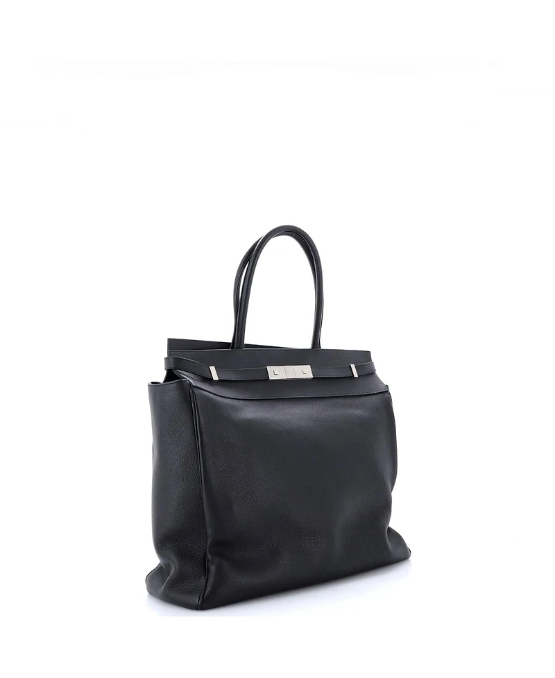 Pre-Owned Saint Laurent North South Manhattan Tote Leather