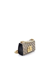 Pre-Owned Gucci Small Padlock Shoulder Bag Printed Gg Coated Canvas