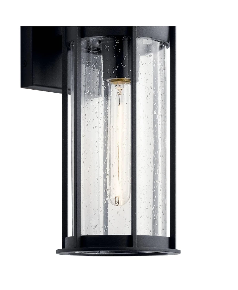 Kichler Camillo 14 3/4"H Textured Black Outdoor Wall Light
