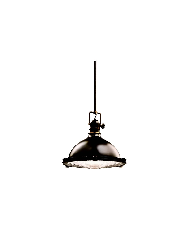 Kichler Olde Bronze Fresnel Lens 13 1/2" Wide Pendant Light