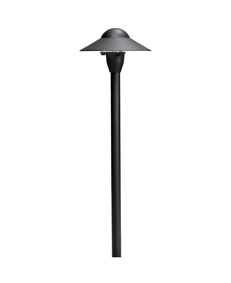 Kichler 21"H Dome Textured Black Dome Landscape Path Light