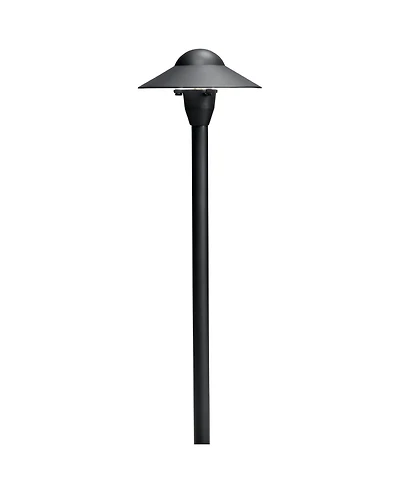 Kichler 21"H Dome Textured Black Dome Landscape Path Light