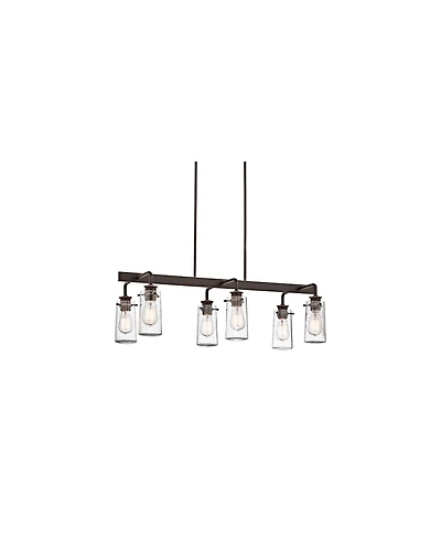 Kichler Braelyn 34" Wide Olde Bronze Kitchen Island Light Chandelier