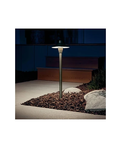 Kichler Landscape 6 3/4" Wide Centennial Brass Path Light