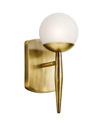 Kichler Jasper 11 1/2" High Natural Brass Wall Sconce