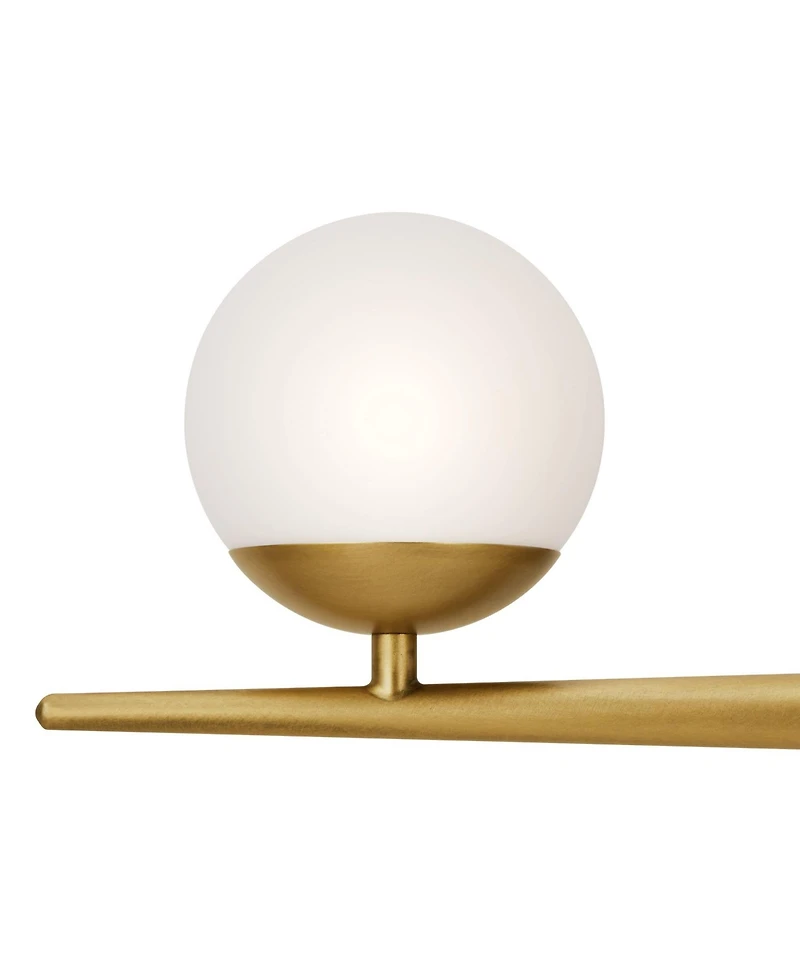 Kichler Jasper 24 1/2" Wide Natural Brass 3-Light Halogen Bath Light