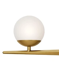 Kichler Jasper 24 1/2" Wide Natural Brass 3-Light Halogen Bath Light