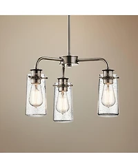 Kichler Braelyn 18" Wide Classic Pewter 3-Light Chandelier