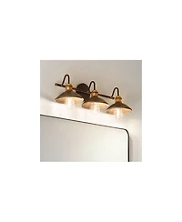 Kichler Clyde 26 1/4" Wide Olde Bronze 3-Light Bath Light