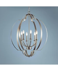 Kichler Voleta 27 3/4" Wide Brushed Nickel 6-Light Foyer Chandelier