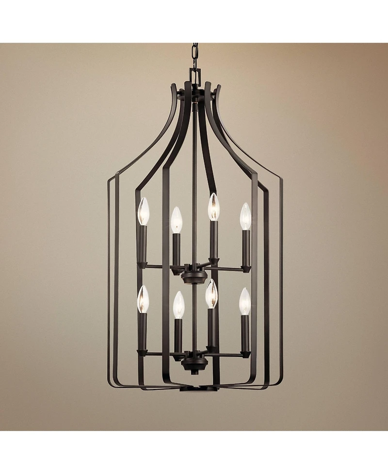Kichler Morrigan 19"W Olde Bronze 8-Light Foyer Chandelier