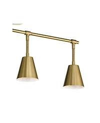 Kichler Sylvia 4-Light Brushed Natural Brass Track Fixture