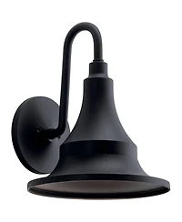 Kichler Hampshire 15 1/4" High Climates Black Outdoor Wall Light