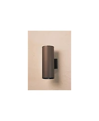 Kichler Cylinder 14 3/4"H Architectural Bronze Outdoor Wall Light
