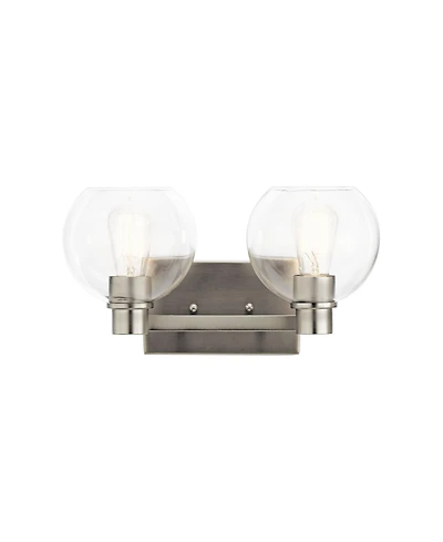 Kichler Harmony 8 1/4"H Brushed Nickel 2-Light Wall Sconce
