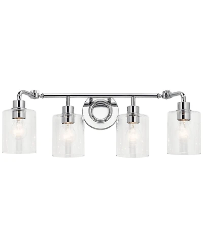 Kichler Gunnison 33 3/4" Wide Chrome 4-Light Bath Light