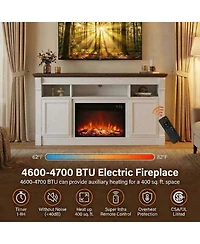 Electric Fireplace Insert 30 Inch Remote Control for Tv Stand Fits TVs Up to 65 Inches Overheating Protection 8H Timer Digital Display Black