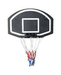 Zeny Wall-mounted basketball hoop, shatterproof back, folding hoop, durable hoop and all-weather mesh for indoor and outdoor use