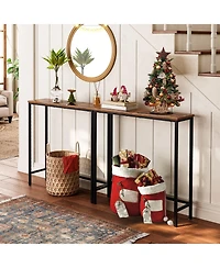 Slickblue Narrow Console Table for Entryway Slim Sofa Table for Hallway Living Room