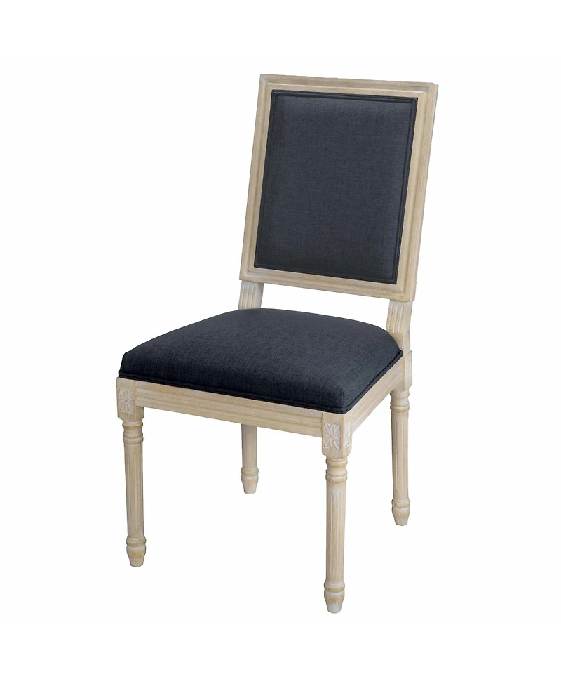 Streamdale Furniture French Country Upholstered Dining Chairs, Set of 2