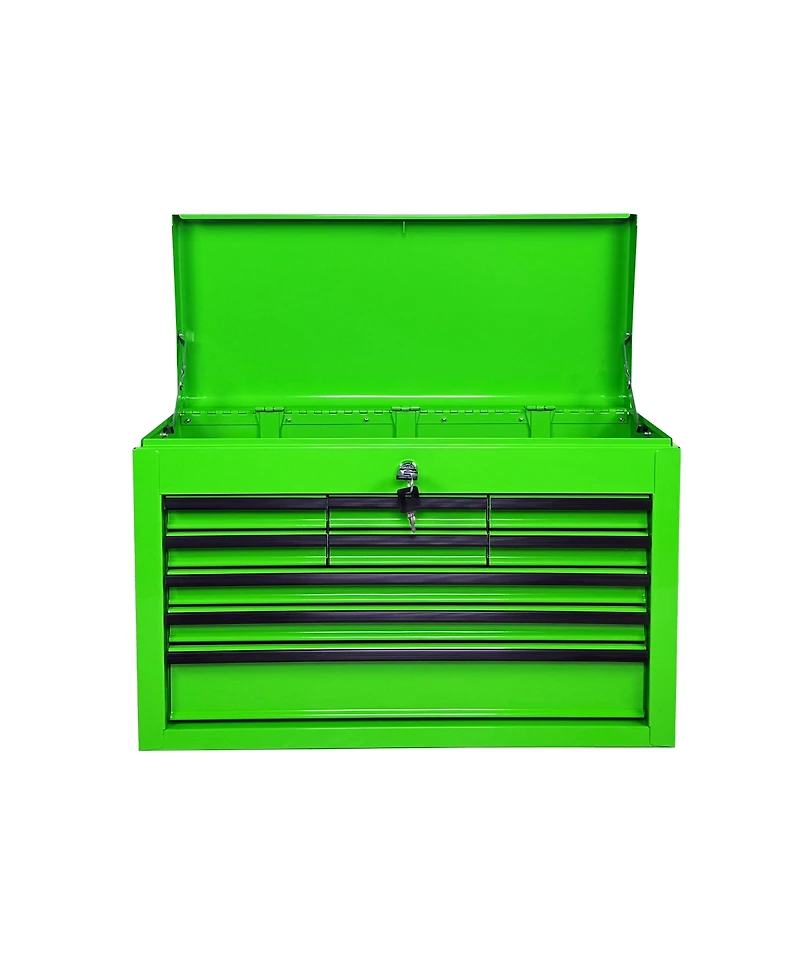 Streamdale Furniture Heavy Duty 24-Inch 9-Drawer Metal Tool Box with Ball Bearing Slides