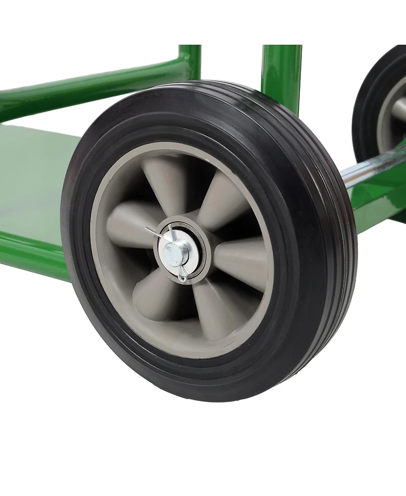 Streamdale Furniture Dual Cylinder Welding Cart with 8" Solid Wheels, 440lb Capacity