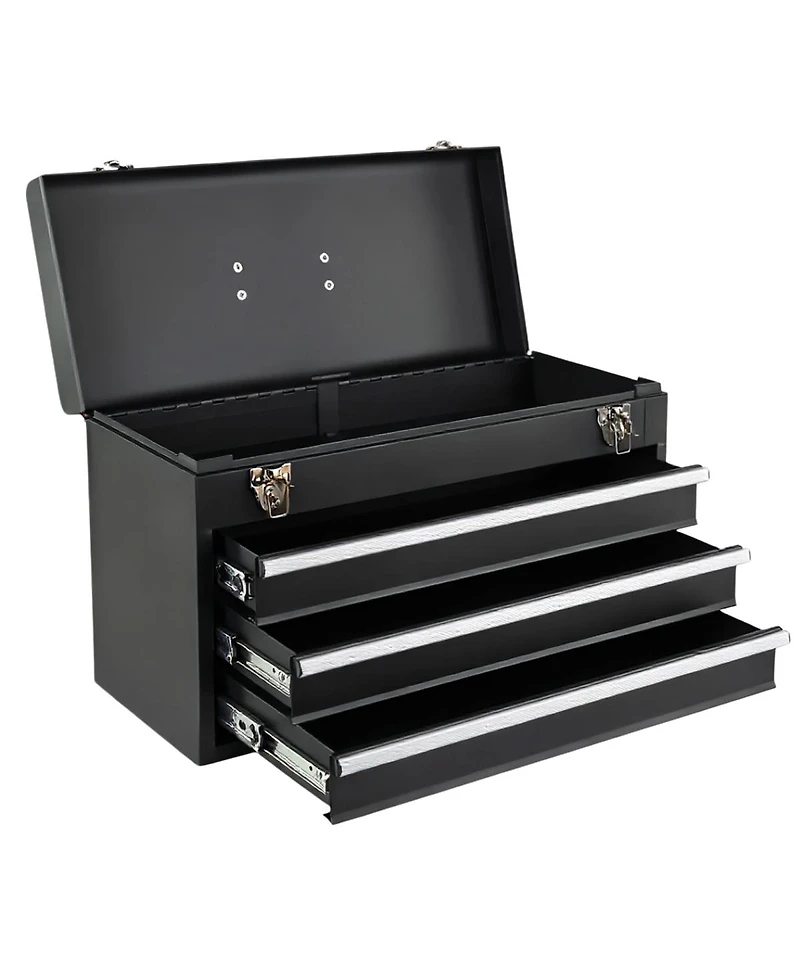Streamdale Furniture 465-Piece Mechanics Tool Set with 3-Drawer Heavy Duty Metal Box Repair Tool Kit