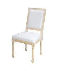 Streamdale Furniture French Country Upholstered Dining Chairs, Set of 2