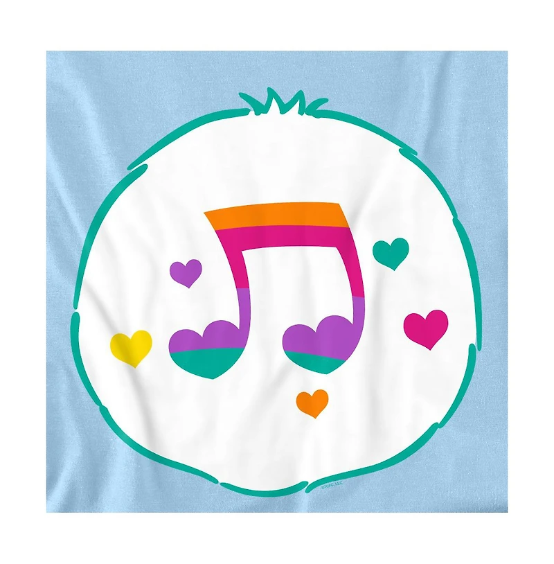 Care Bears Men's Heart Song Belly T-Shirt