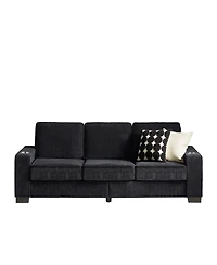 Streamdale Furniture Modern 83.86" 3-Seater Corduroy Sofa for Living Room