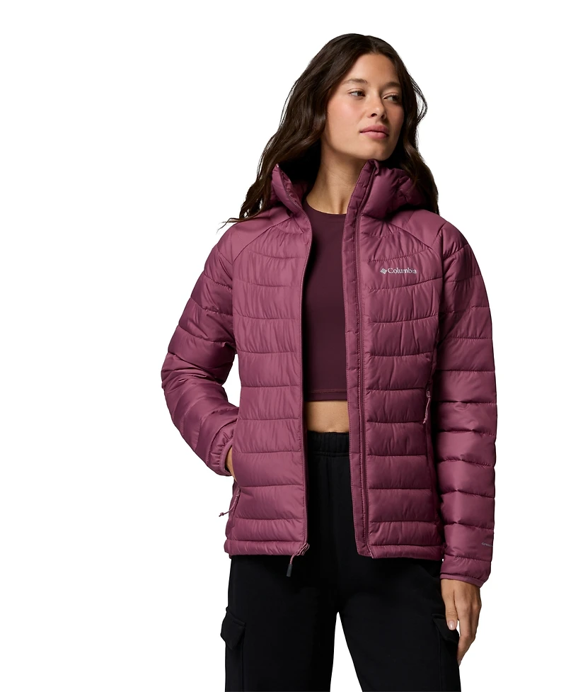 Columbia Women's Powder Lite Ii Lightweight Insulated Hooded Jacket