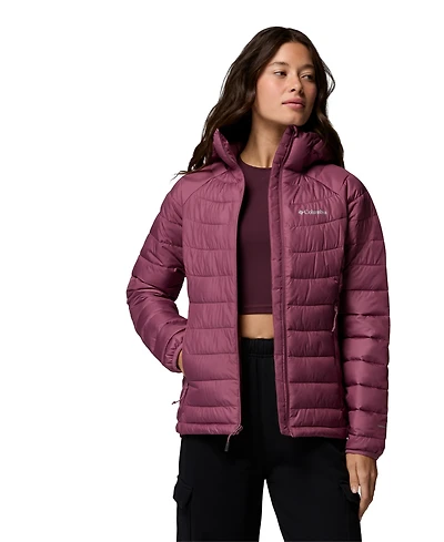 Columbia Women's Powder Lite Ii Lightweight Insulated Hooded Jacket