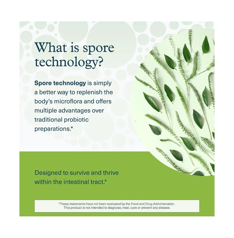 Youtheory Spore Probiotic Gut and Digestive Support Contains Bacillus Coagulans Dairy, Soy, and Gluten Free 60 Gummies