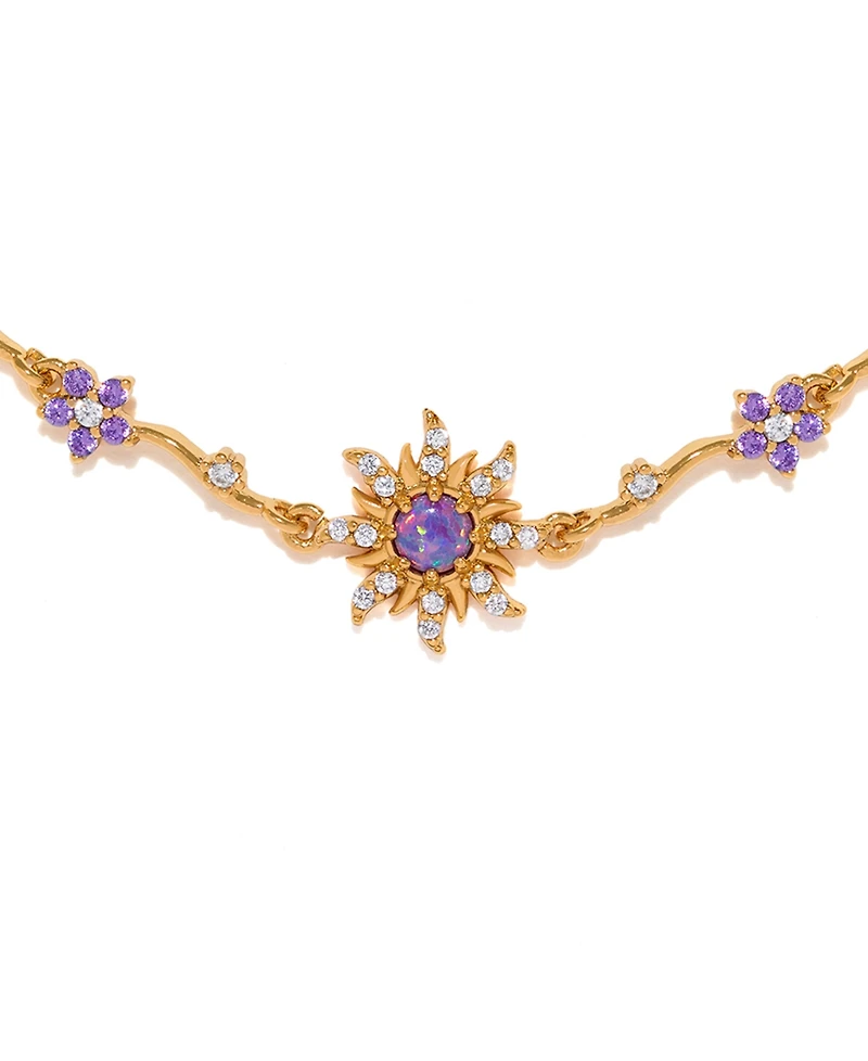 Girls Crew Crystal Disney Princess Tangled Corona's Crest Bracelet