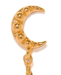 Girls Crew Crystal Lunar Link Double Stud Earrings