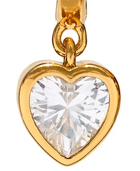 Girls Crew Crystal Seoul Heart Hoop Earrings