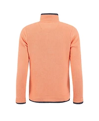 Weird Fish Women's Beye Quarter Zip Grid Fleece Mock Neck Pullover